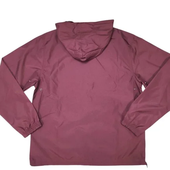 CHARLES RIVER-Jacket-X-SMALL-Men/Women-Wind/Rain-MAROON-Hooded--NWT-Unisex - Picture 4 of 15